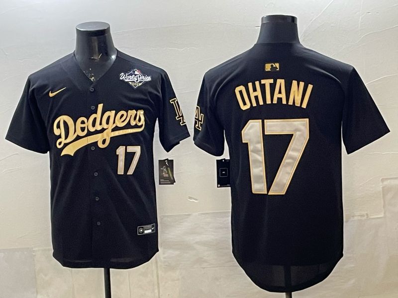 Men 2026 Nike Los Angeles Dodgers #17 Ohtani black Game MLB Jersey 03->los angeles dodgers->MLB Jersey